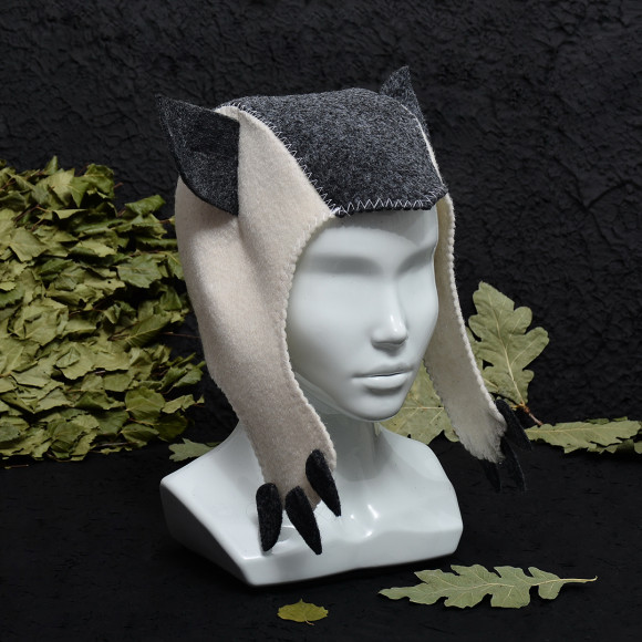 Шапка банная "Кошка", евро